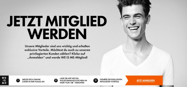 WE Fashion Kundenclub WE IS ME