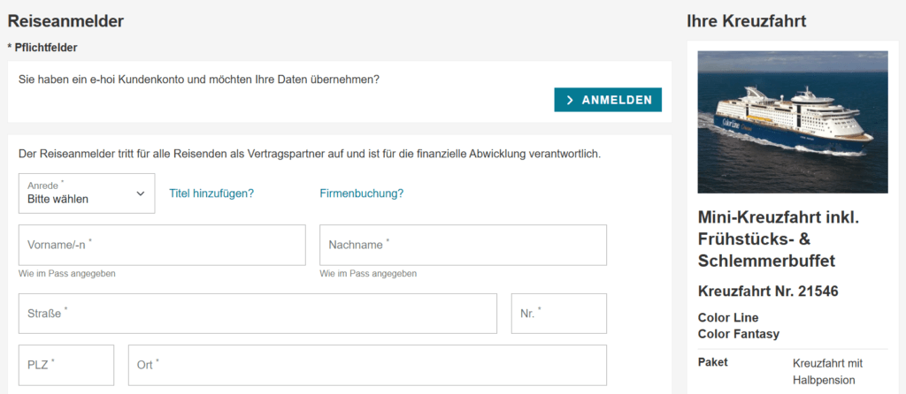 e hoi Gutscheincode eingeben