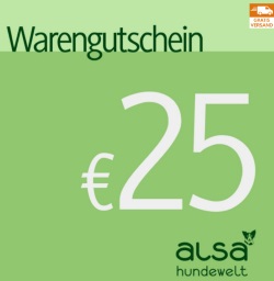 Alsa Hundewelt Geschenkgutscheine