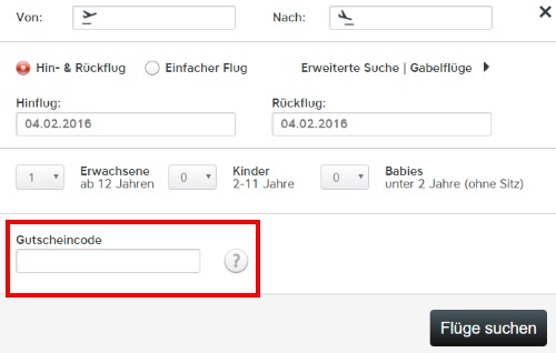 Austrian Airlines Gutschein einlösen