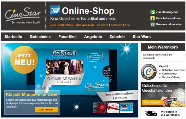 CineStar Onlineshop