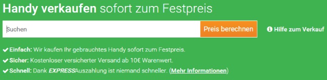 Clevertronic Handy zum Festpreis verkaufen