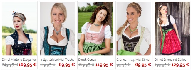 Dirndl.com Sortiment