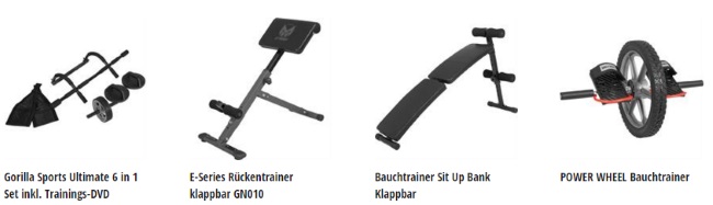 Gorilla Sports Geräte