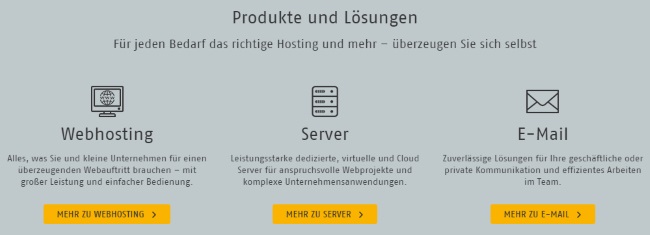 Hosteurope Produkte und Lösungen