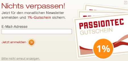 Passiontec Newsletter