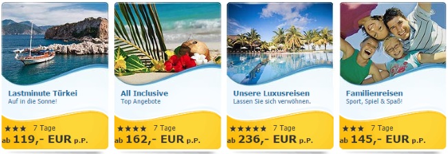 Reisegeier Sortiment