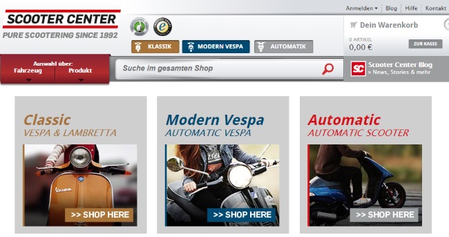 Scooter Center Onlineshop