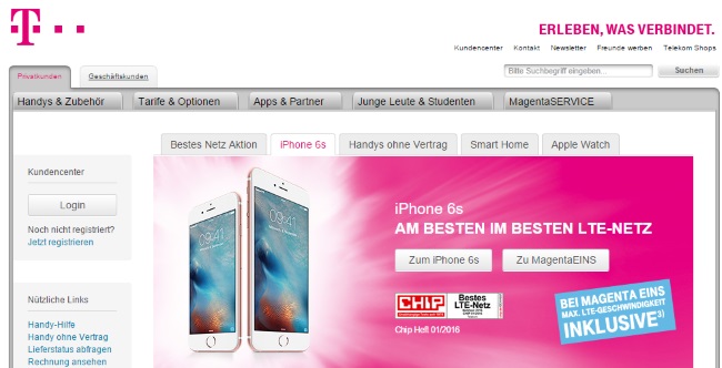 T-Mobile Onlineshop