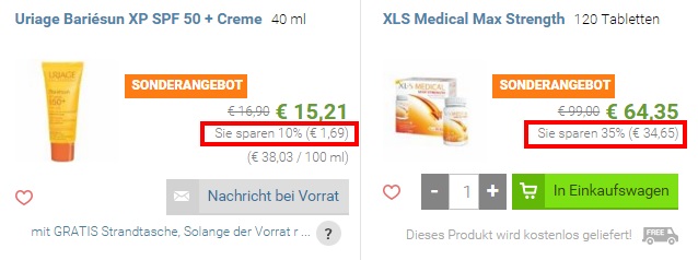 farmaline Sonderangebote