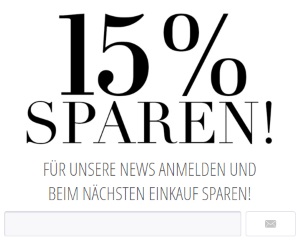 APART Gutschein Newsletter