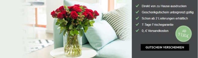 BLOOMY DAYS Geschenkgutscheine