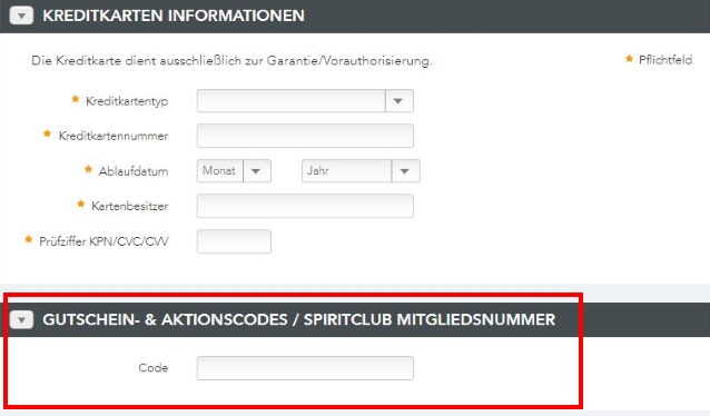 Falkensteiner Gutschein einlösen