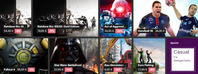 Gamesload Aktionsangebote