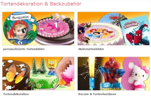 Geburtstagsfee Torten- und Backzubehör
