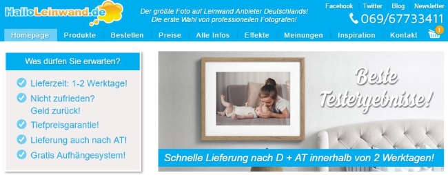 HalloLeinwand Onlineshop