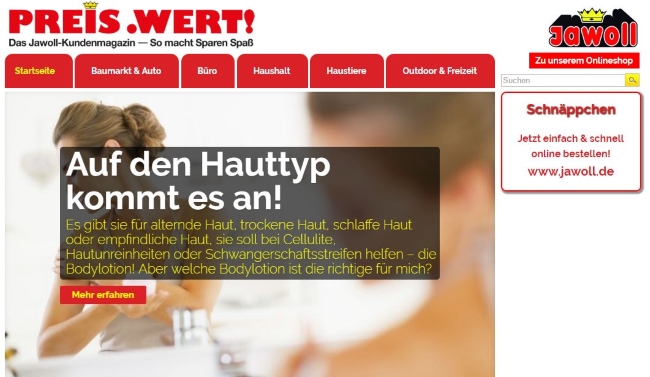 Jawoll Kundenmagazin