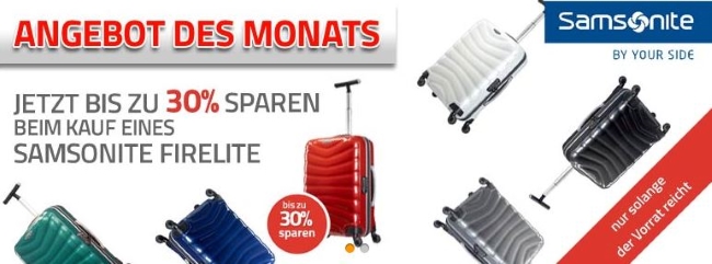 Koffer.de Angebot des Monats