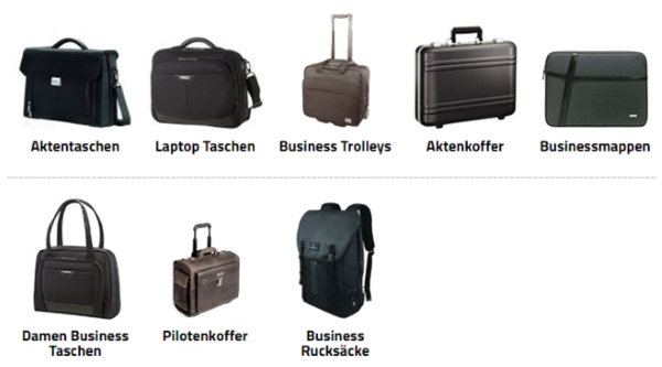 Koffer.de Businesstaschen