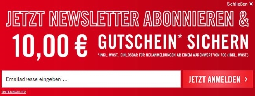 Krähe Gutschein Newsletter