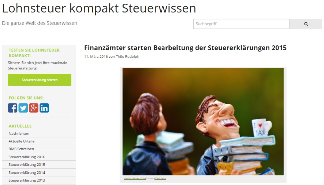 Lohnsteuer Kompakt Blog