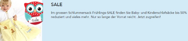 Schlummersack Sale