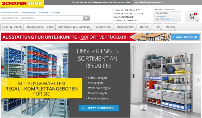 Schäfer Shop Onlineshop