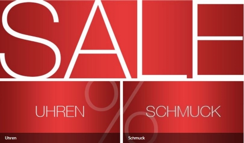 Shop-Juwelier Sale