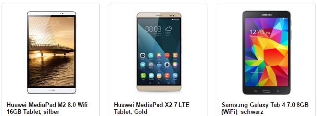 Telefon.de Tablets