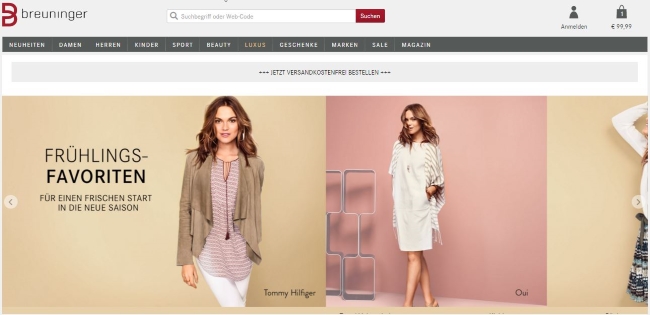 Breuninger Onlinestore