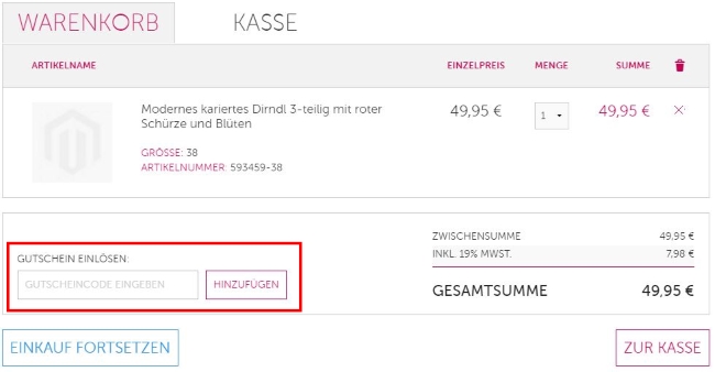Dirndlfest Gutschein einlösen