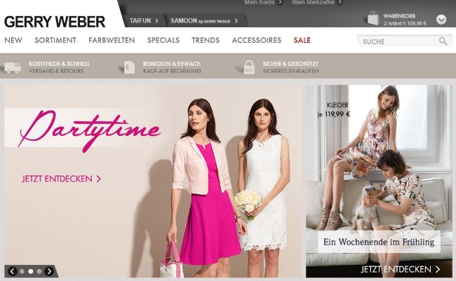 Gerry Weber Onlineshop