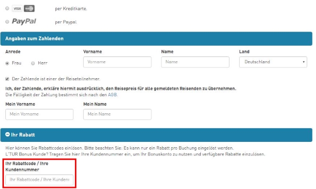 ᐅ L Tur Gutschein 31 Gutscheincodes Marz 2020