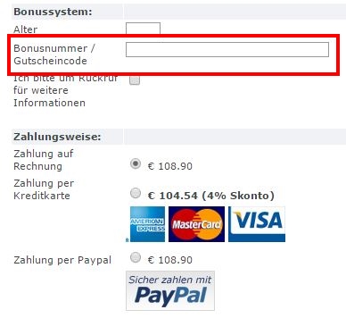 Linsensuppe Gutschein einlösen