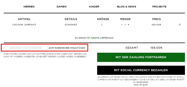 OnePiece Gutschein einlösen