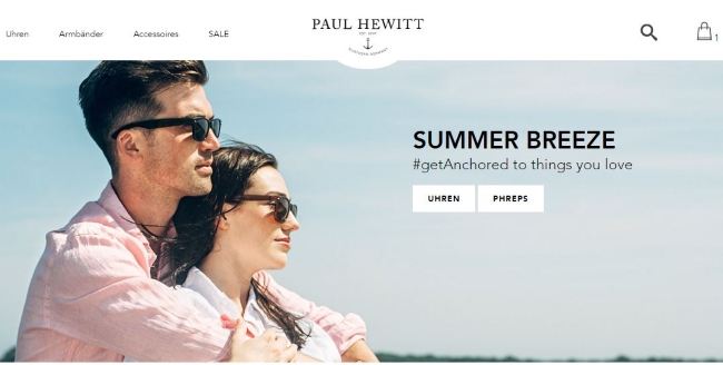 Paul Hewitt Onlineshop