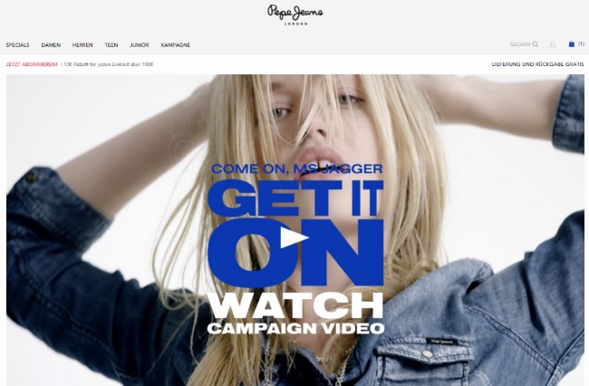 Pepe Jeans Onlinestore