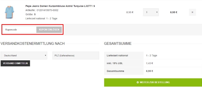 Zengoes Gutschein einlösen