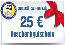 Conatctlinsen-Man Geschenkgutschein