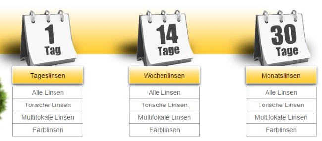 Contactlinsen-Man Angebote