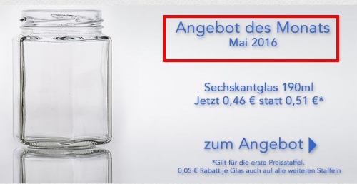 Flaschenbauer - Angebot des Monates