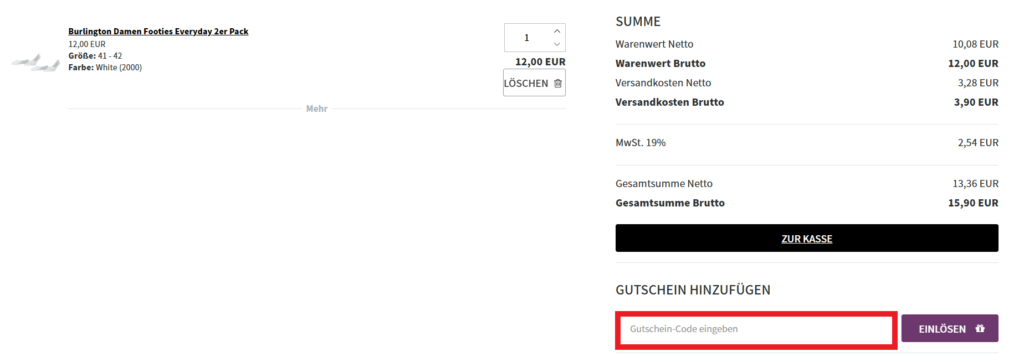 Mybodywear Gutschein-Code eingeben