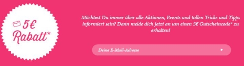 Passionata Gutschein Newsletter