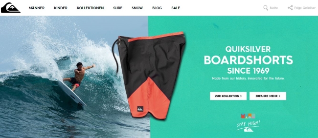 Quiksilver Onlineshop