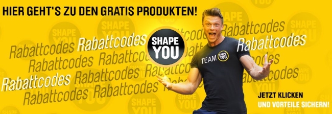 Shape You Rabattcodes