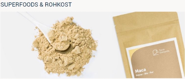 Terra Elements Superfoods und Rohkost