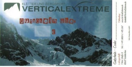 Vertical Extreme Geschenkgutscheine