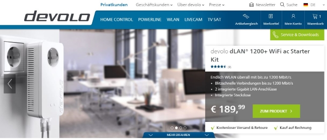 devolo Onlineshop