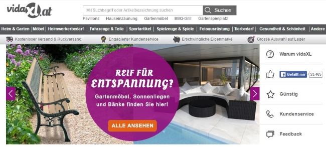vidaXL Onlineshop
