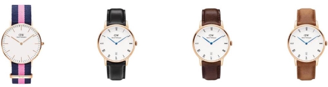 Daniel Wellington Sortiment Damen